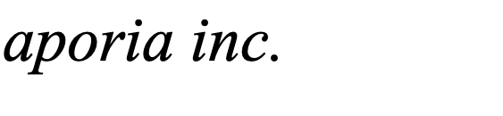 &nbsp;aporia inc.